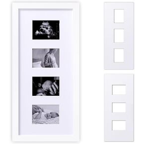 eletecpro Sonogram Picture Frame, Display 3x4 Ultrasound Photo, Ultrasound Picture Frames for Pregnancy Announcement, Expecting Parents to be Unique Gifts for Pregnant Women, Baby Nursery Decor, Pink