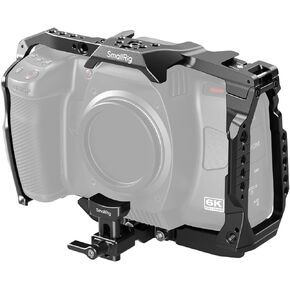 SmallRig Camera Cage Advanced Kit for Blackmagic Design Cinema 6K, Only for BMCC 6K, with Top Handle, Rotating Side Handle, SSD Bracket, Cable Clamp, Lens Mount Adapter, 15mm Rods and Baseplate - 4575