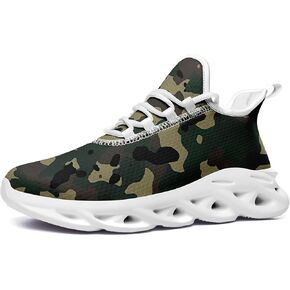 Camouflage Sneakers Men's Shoes Breathable Lightweight Jogging Trail Running Shoes Women's Sports Shoes