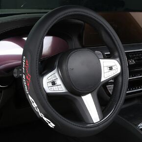 Auto Car Steering Wheel Cover Blessed 15-16inch Universal Microfiber Leather Breathable Anti-Slip for Men Women Compatible with Car Truck SUV