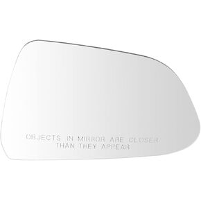 TRQ Right Mirror Glass Compatible with 2017-2019 Tesla 3