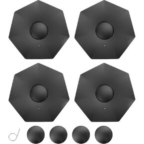 Wheel Caps Compatible with Tesla Cybertruck 2023 2024, Removable ABS Center Hub Cover Cybertruck Accessories 4PCS