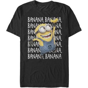 Despicable Me Men's Minions Dave Soaring Banana Dance Funny Graphic Tee