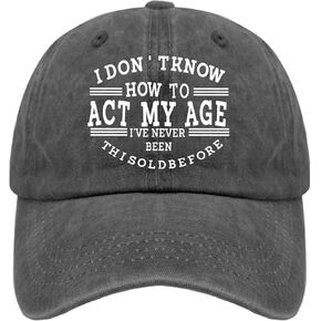 Funny Retirement Birthday Gifts for Men Vintage Cap Funny Trucker Hat Pigment Black Womens Hat Gifts for Her Baseball Cap