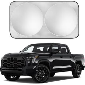 Car Windshield Sun Shade Sunshade Compatible with Toyota Tundra Sequoia Limited SR5 Platinum TRD Pro Off Road Crewmax 1794 Edition 2025 2024-2007 Accessories, Car Front Window Sun Shield