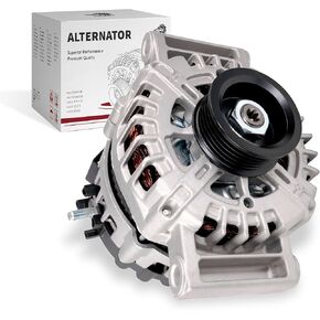Alternator For/CHEVY Malibu 2008-2012 Cobalt 2.2L 2.4L For-PONTIAC G5 For/SATURN Vue Sky Aura 2008-2010 L4 2.4L 22762984 2613695,125Amp 12V CW 5-Groove Pulley