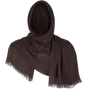 Medieval Shawl Hood, Renaissance Cape Scarf, Medieval Knight Hooded Shawl, Retro Viking Costume Accessories for Cosplay