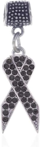 Inspired Silver - Silver Customized Charm for Bracelet with Cubic Zirconia Jewelry in Saudi Arabia