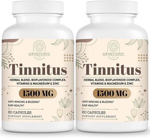 1500MG Tinnitus for Ringing Ears, Tinnitus Supplemen, 60 Capsules in Saudi Arabia