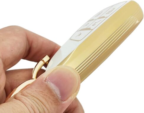 TPU Protective Key Fob Cover Case Compatible with GMC Yukon Buick Envision 2021 2022 Chevrolet Suburban Tahoe Keyless Entry Remote Key Fob (White) in Saudi Arabia