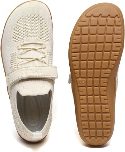 Women’s Wide Toe Walking Shoes Casual Tennis Gym Athletic Flats Slip-on Sneakers with Hook and Loop Strap in Saudi Arabia