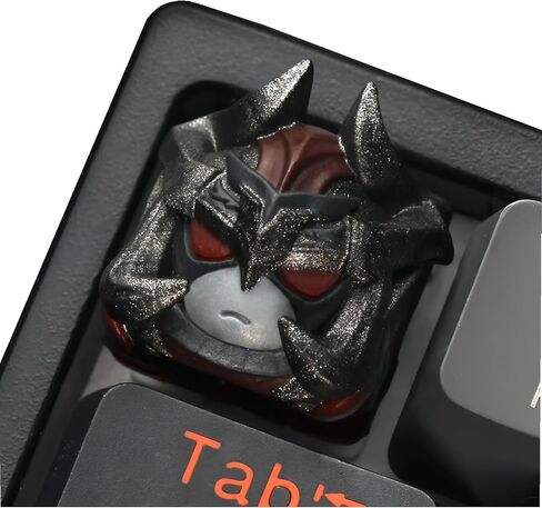 أغطية مفاتيح حرفية - أغطية مفاتيح أنيمي سلسلة Keycap Monster رقم 8 أغطية مفاتيح مصنوعة يدويًا من الراتنج 1U أغطية مفاتيح على شكل الكرز للوحة المفاتيح الميكانيكية in Saudi Arabia
