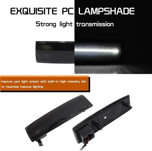 For Chevy S10 GMC Jimmy S15 Oldsmobile Front Bumper Signal Side Marker housing Smoked Lens GM2551108, GM2550116 in Kuwait