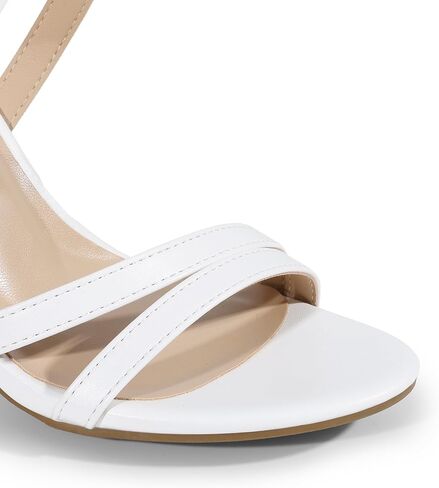 DREAM PAIRS Womens Chunky Heels 4 inch High Multi Strap Soft Comfort Block Heeled Sandals for Prom Dancing Wedding in Saudi Arabia