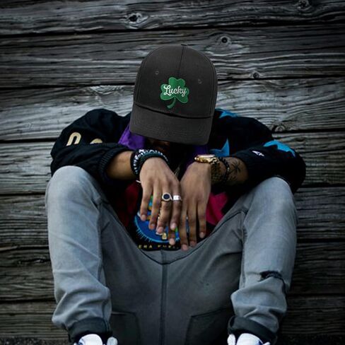 قبعة سائق الشاحنة المطرزة لعيد القديس باتريك للرجال والنساء، قبعة بيسبول سانت باتيس شامروك قابلة للتعديل وقابلة للغسل، هدايا in Kuwait