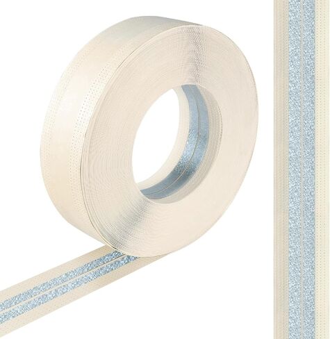 UNRUNFO-Reinforced-Drywall-Corner-Tape-for-Walls - Drywall Inside Outside Corner Tape with Metal, 2IN*100FT,1*ROLL, No Adhesive Side in Saudi Arabia