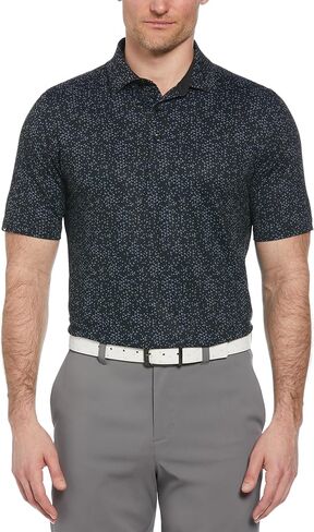 Callaway Men's Chevron Print Short Sleeve Golf Polo Shirt with Swing Tech, Moisture Wicking in Kuwait