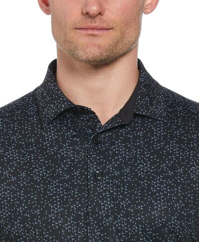 Callaway Men's Chevron Print Short Sleeve Golf Polo Shirt with Swing Tech, Moisture Wicking in Kuwait