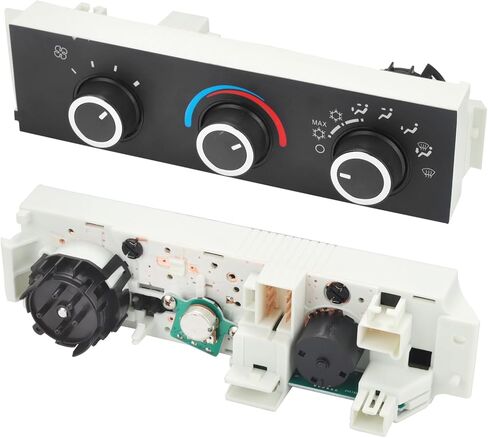 599-217 وحدة التحكم في المناخ - مفتاح لوحة تكييف الهواء لسخان الهواء متوافق مع 1996-2014 Chevy Express 1500 1996-2014 GMC Savana 1500 1996-2020 Chevy Express 2500 3500 GMC Savana 2500 3500 in Kuwait