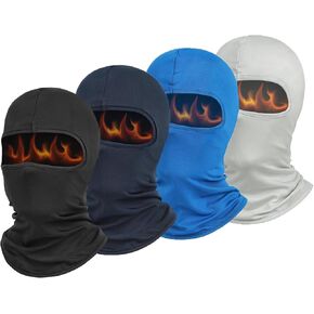 4 Pack Cold Weather Balaclava Ski Mask Hood Breathable Full Head Mask Face Cover for Men Women Motorcycle Cycling