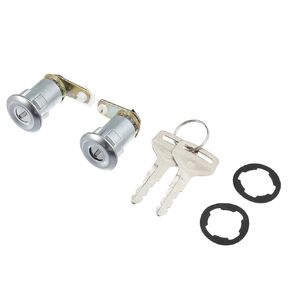 uxcell 1 Set Ignition Switch Cylinder Set Door Lock with Keys for Toyota Land Cruiser 1981-1990 No.6905119065