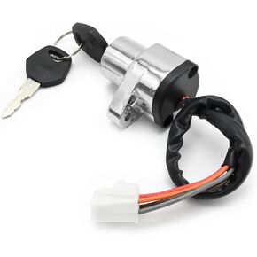 37110-24B00 Ignition Switch Lock with Keys Replacement for Suzuki VS800 Boulevard S50 2005 Replacement for Suzuki VS600 1995 1996 1997 Replace 37110-24B01