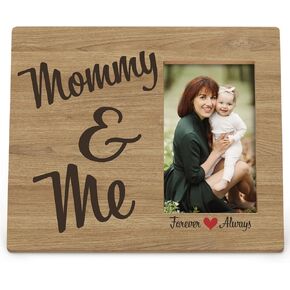 Gigi and Me Picture Frame, Gigi Gifts for Grandma, Grandma Birthday Mothers Grandparents Day Gifts, Grandkids Photo Frame, Grandma Grandparents Grandchildren Wood Picture Frames for 4x6 Photo
