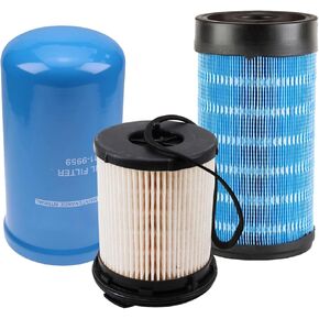 Oil Change PM Kit, 11-9965 Fuel Filter 11-9959 Oil Filter 11-9955 Air Filter Compatible with Thermo King Precedent S600M S600 C600M C600 S610 S700, Pack of 4