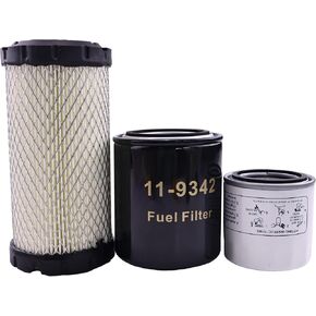 Oil Filter 11-6182 Air Filter 11-9059 Fuel Filter 11-9342 Filters Kit Compatible with Thermo King Tripac APU or Evolution