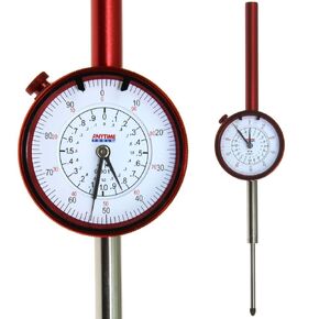 Dial Indicator 2"/0.001" Smooth Movement Action Carbide Anvil AGD Spec 4-48 Thread w/Lug Back