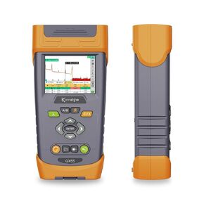 Alive 1625nm OTDR Komshine QX55 OTDR Optical Time Domain Reflectometer OTDR 1310/1550/1625nm PON Live OTDR Tester +Visual Fault Locator+SM Fiber Light Source OLS+Link Map+ RJ45+Self Calibration