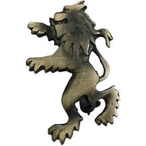 AAR Scottish Rampant Lion Badge Kilt Pin Antique and Silver Finish