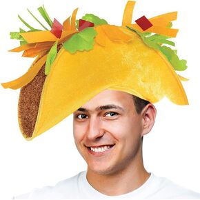 Tigerdoe Taco Hat - Sombrero Taco Headband - Food Costumes - Costume Party Hat - Cinco De Mayo Hats - Fiesta Party (Taco Hat)