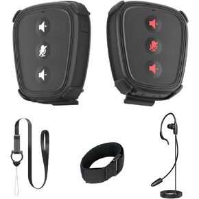 Came-TV Action Communicator 5-Pack Full Duplex Wireless Intercom System Hands-Free 1100ft 3.5mm Audio Port for Film Production,Live Show,Ride,Road Trip,Camping,Stage Performance
