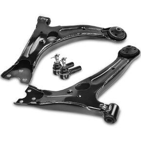 A-Premium Set of 4, Front Lower Control Arm, Outer Tie Rod End, Compatible with Toyota Matrix 2003-2008, Pontiac Vibe 2003-2008