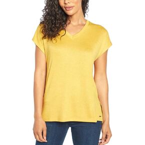 Orvis Women's Short Sleeve V-Neck Tunic Knit Top