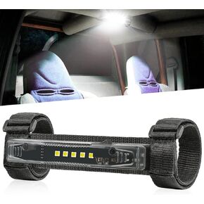 OFFROADTOWN UTV Interior Dome Light Universal Roll Bar Mount LED Dome Light LED Light Utility Roll Cage Light Courtesy Light Overhead Light for UTV RZR Polaris ATV Can-Am Truck Car