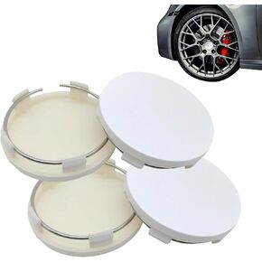 4 PCS Wheel Center Caps, Wheel Hub Caps Modification Decoration, ABS Rust-Proof Durable Snap-in Center Caps for Rims, Universal Wheel Caps Accessories for Most Cars (Carbon Fiber Black)