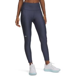 Under Armour Womens HeatGear Armour High Waisted Ankle No-Slip Leggings, (628) Beta / / Black, Small Short
