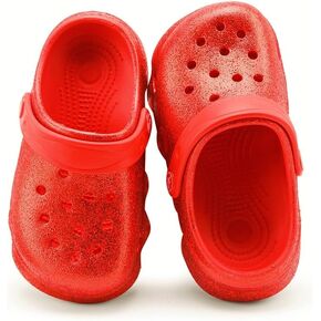 Casual Bright-Colored Clogs for Kid's, Toddlers, Girls, Breathable Lightweight Children's Garden Shoes for Beach Pool, Anti Slip Sandals Clogs, Water Shoes Summer Slides