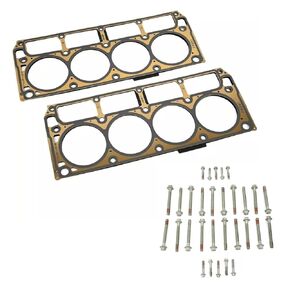 LS3 Head Gaskets 12610046 with Head Bolt Kit Fit for Chevy GMC Express Silverado Suburban Savana Sierra Yukon Cadillac Escalade Pontiac G8 6.0 6.2 L9H L76 L77L92 L94 L96 L99 LC8 Multi-Layered Steel