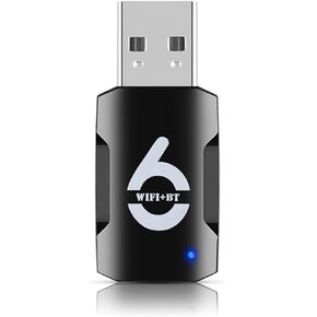 USB WiFi Adapter - WiFi Bluetooth Adapter 2-in-1，900Mbps 2.4/5GHZ Dual Band WiFi and Bluetooth Adapter for PC/Laptop/Desktop,Driver Free Wpa3 Mini USB WiFi Bluetooth Adapter,Support Windows 10/11