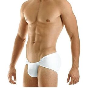 4 Indian Traditional Underwear Langot Supporter loincloth Cotton Gym Sports Underpants White (4 pcs)