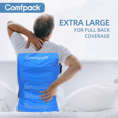Large Ice Pack for Back Pain Relief, All Body Multipurpose Ice Pack for Lower Back Pain, Hot Cold Therapy Relief Back, Shoulder, Hip, Knee Injuries, Surgery, Swelling, Arthritis in Saudi Arabia