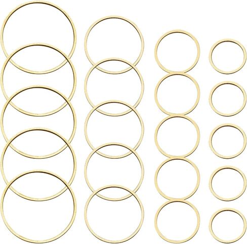 60pcs Earrings Beading Hoop Earring Finding Geometric Pendant Connector Round Hoop Earring for Jewelry Making DIY Crafts Art Creation Girl Gift(Triangle & Square & Circle) in Saudi Arabia