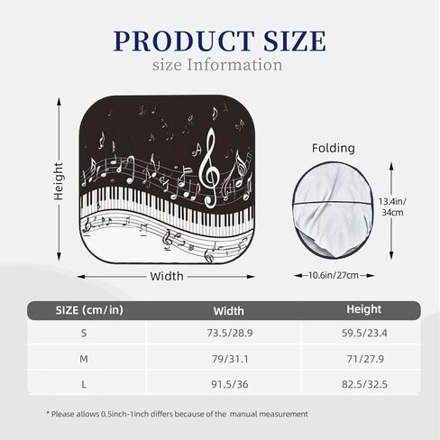KiuLoam 2 Piece Car Windshield Sun Shade, Beautiful Palm Tree Beach Print Sunshades Sun Visor Protector Blocks UV Rays Foldable Keep Your Vehicle Cool for Most Sedans SUV Truck, Medium in Saudi Arabia