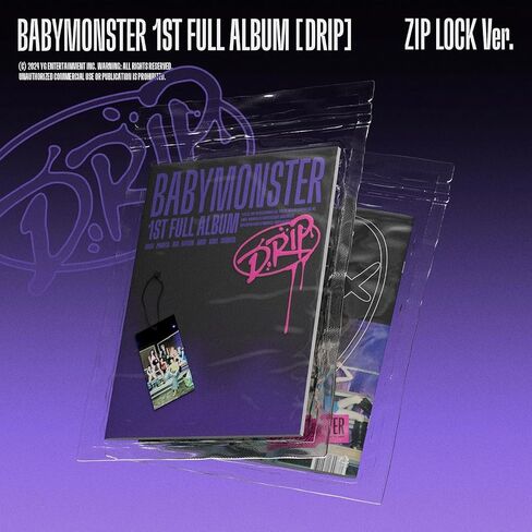 BABYMONSTER DRIP 1st Full Album Standard Ver(ZIP LOCK Ver.) in Saudi Arabia