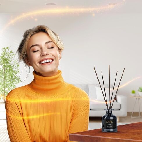 SNSE Dubai Reed Diffuser Set | 3.38 oz Scent Fragrance Oil Diffuser for Bedroom, Bathroom, Home Décor and Gift, Decorative Air Fresheners with Sticks in Kuwait