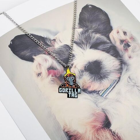 2-Piece Monkey Alloy Necklace for Men Women Fashion Game in Saudi Arabia