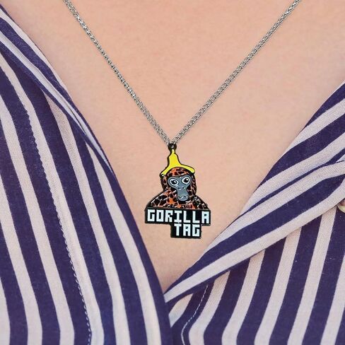 2-Piece Monkey Alloy Necklace for Men Women Fashion Game in Saudi Arabia